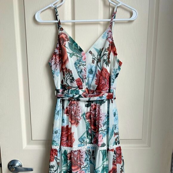 NWT L’atiste by Amy Floral MIDI Tiered Dress - S - Picture 5 of 16
